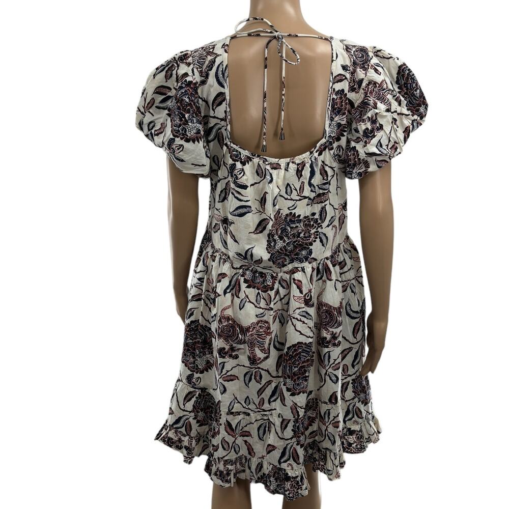House of Harlow 1960 Floral Peasant Puff Sleeve Dress - Picture 8 of 12